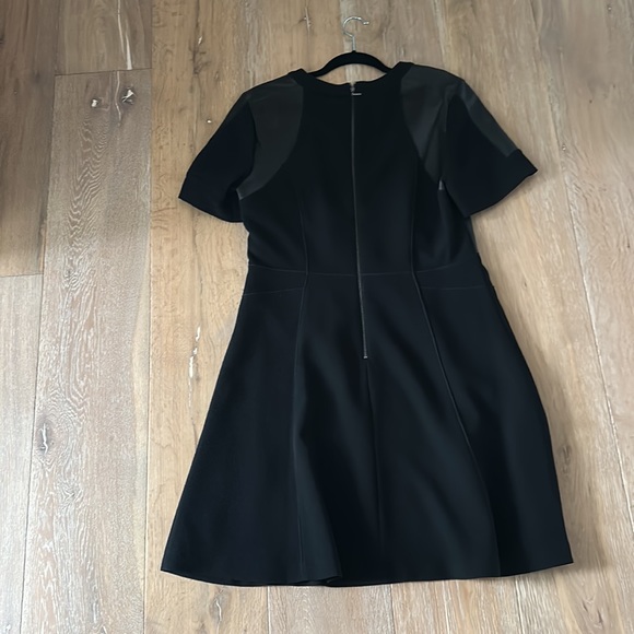 Rebecca Taylor black crepe and leather dress - Picture 9 of 17